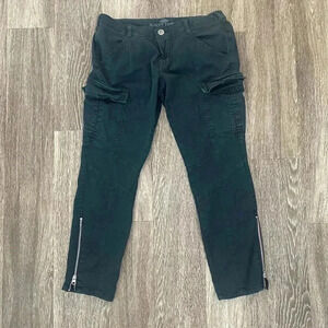 Womens Almost Famous Black Cargo Pants - 13